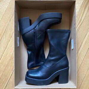 steve madden klayton boots black NWT size 6.5